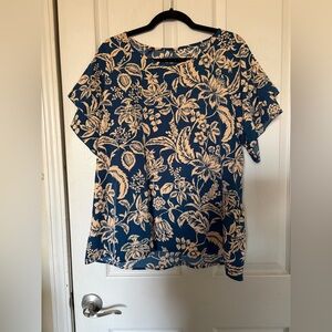 Floral Print Women's Top